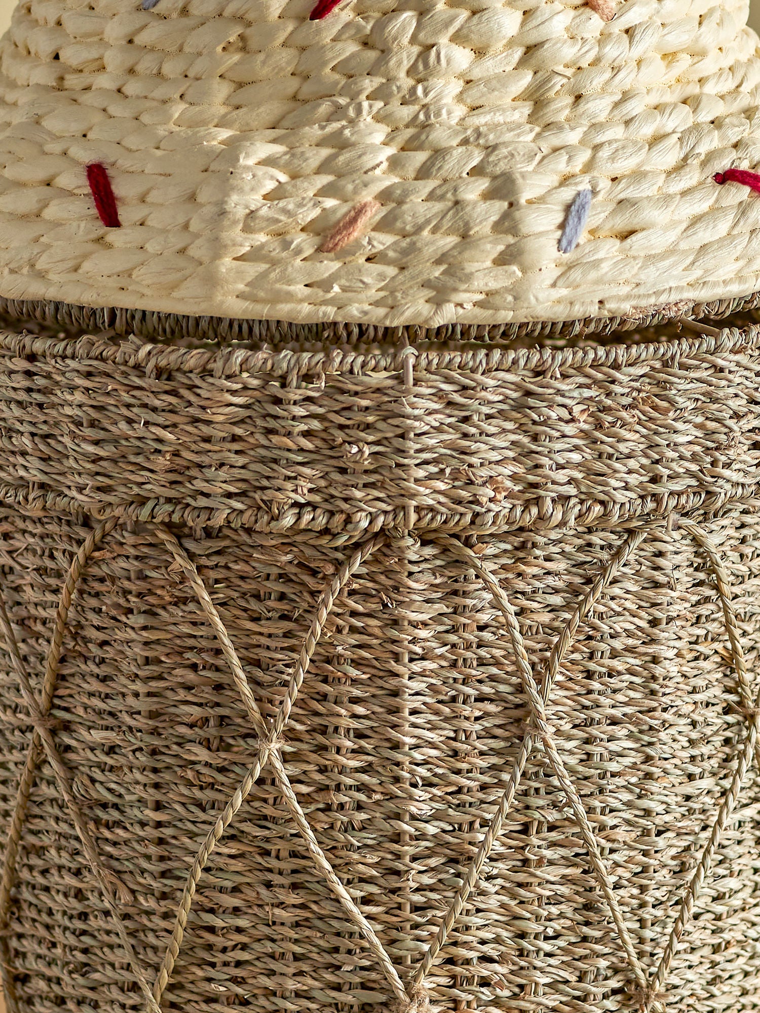 Cillie Korb mit Deckel, Natur, Wasserhyazinthe