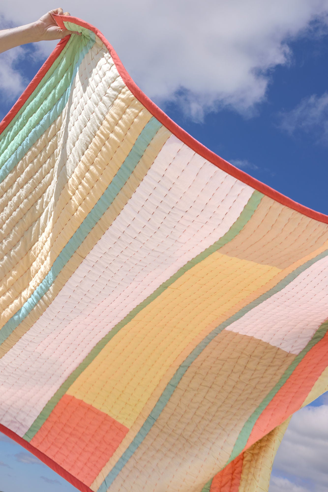 Pavilion Decke Block Coral/ Multifarben