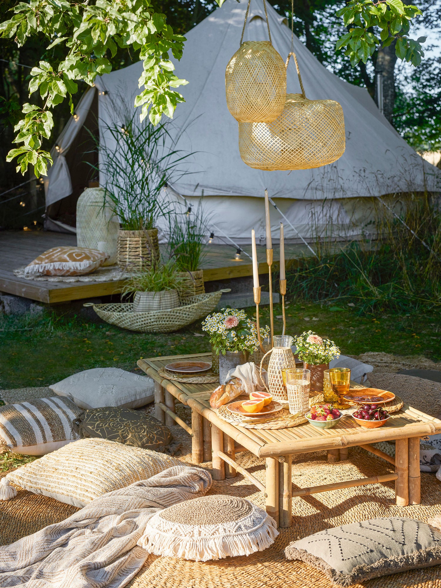 Laterne Musu – Natürliches Design mit stimmungsvollem Lichtspiel