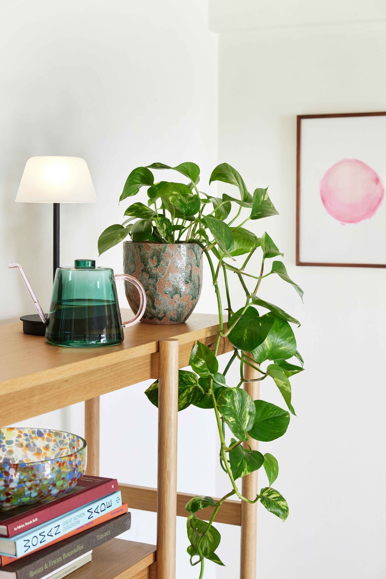 Normu Pflanztöpfe Braun/Grün (2er Set) – Handgemachte Keramik mit natürlicher Ausstrahlung