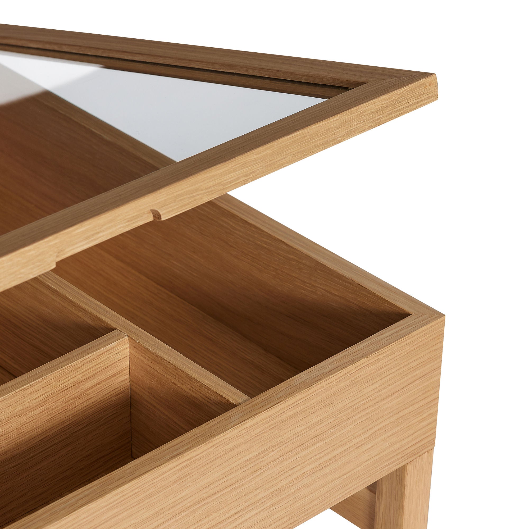 Glitz Couchtisch Naturfarben