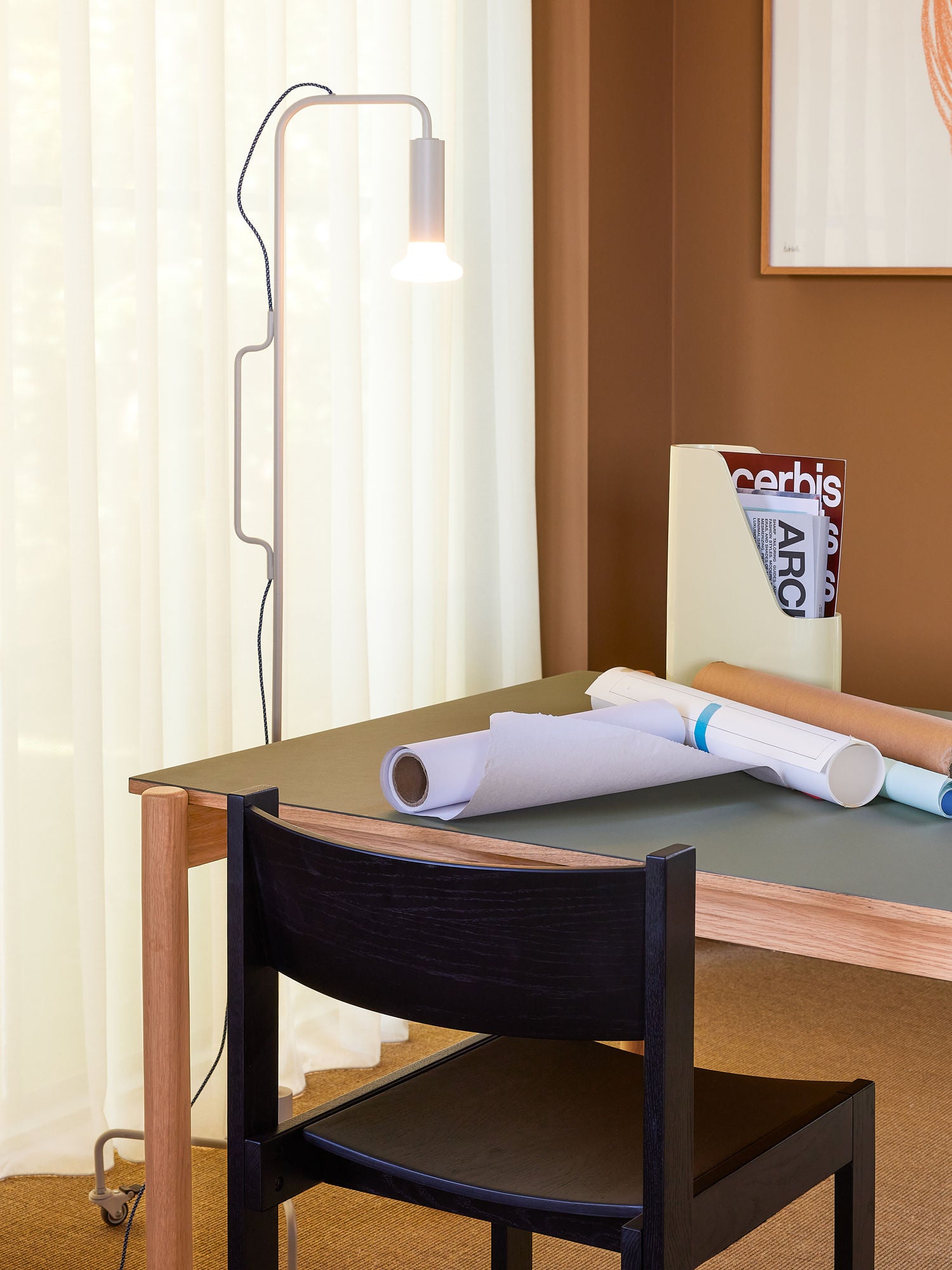 Ido Stehlampe  Hellgrau