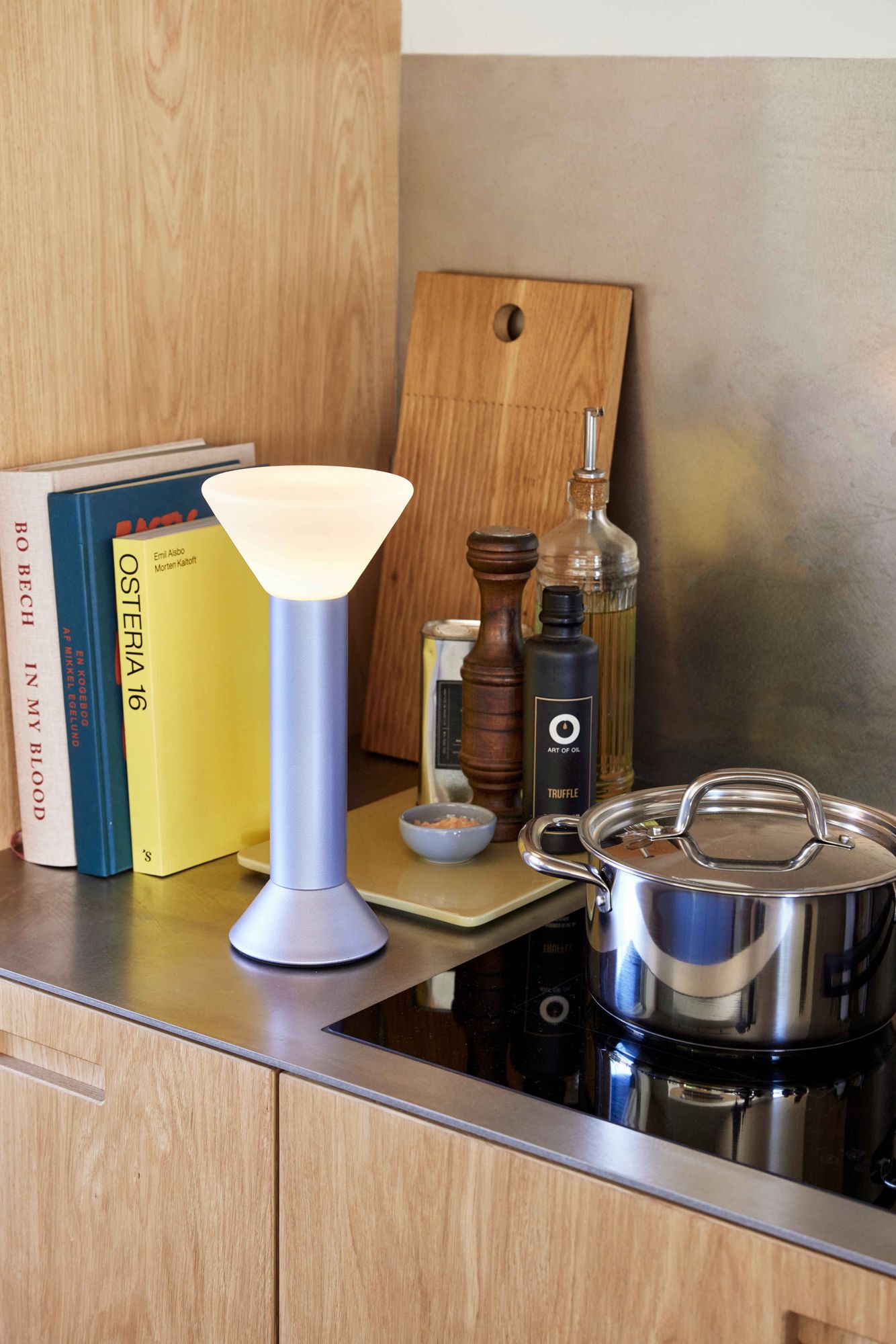 Flash Tragbare Lampe Metallic Purple