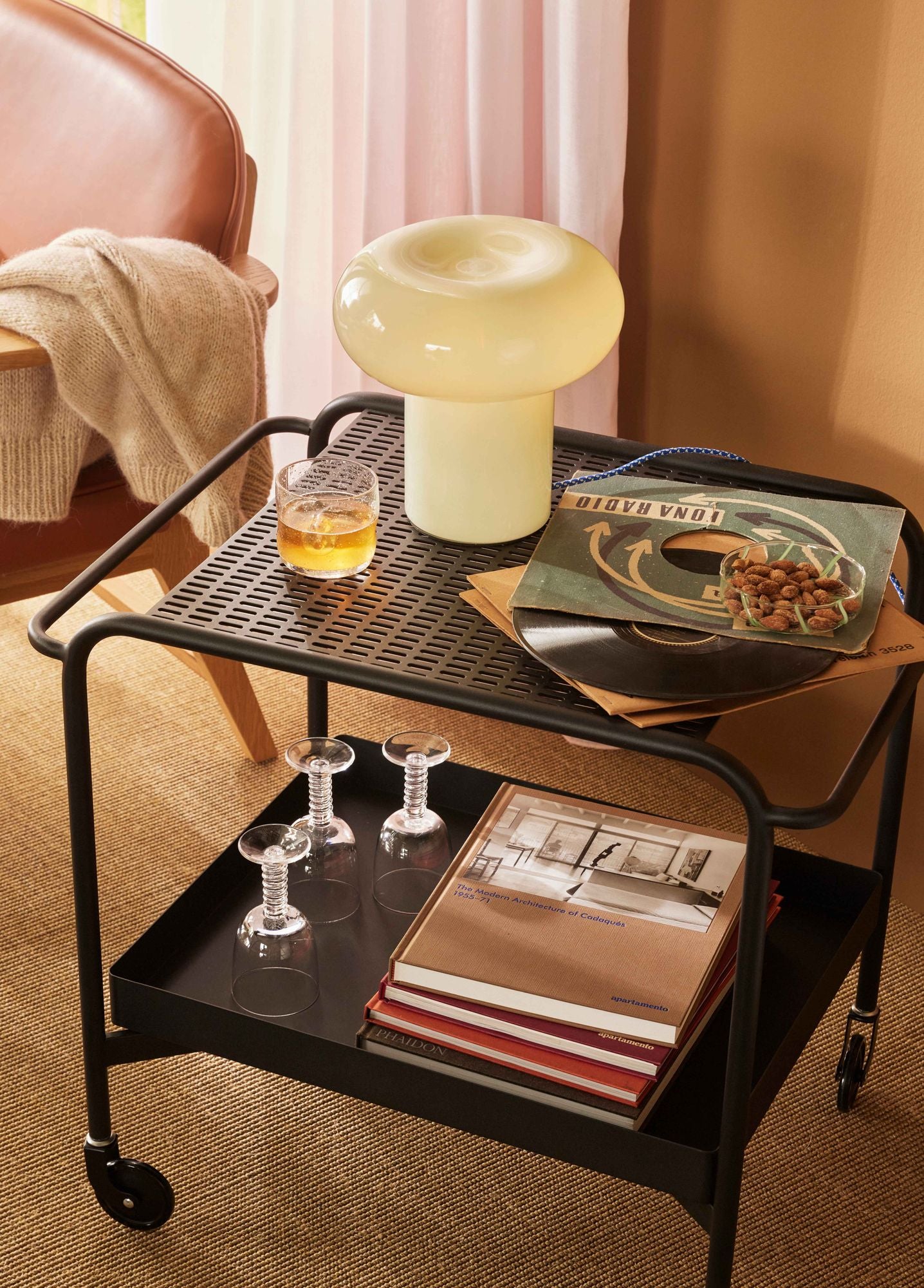 Hues Tischlampe Hellgrün