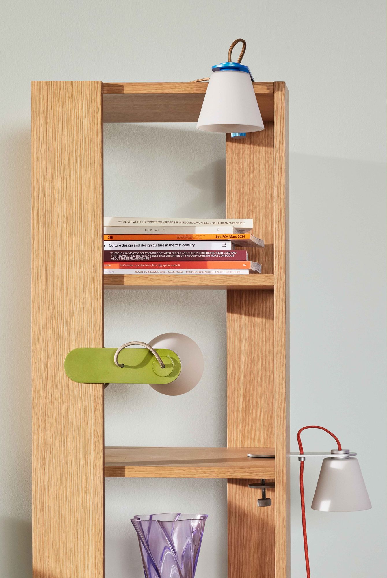 Lure Wandleuchte Metallic Blue