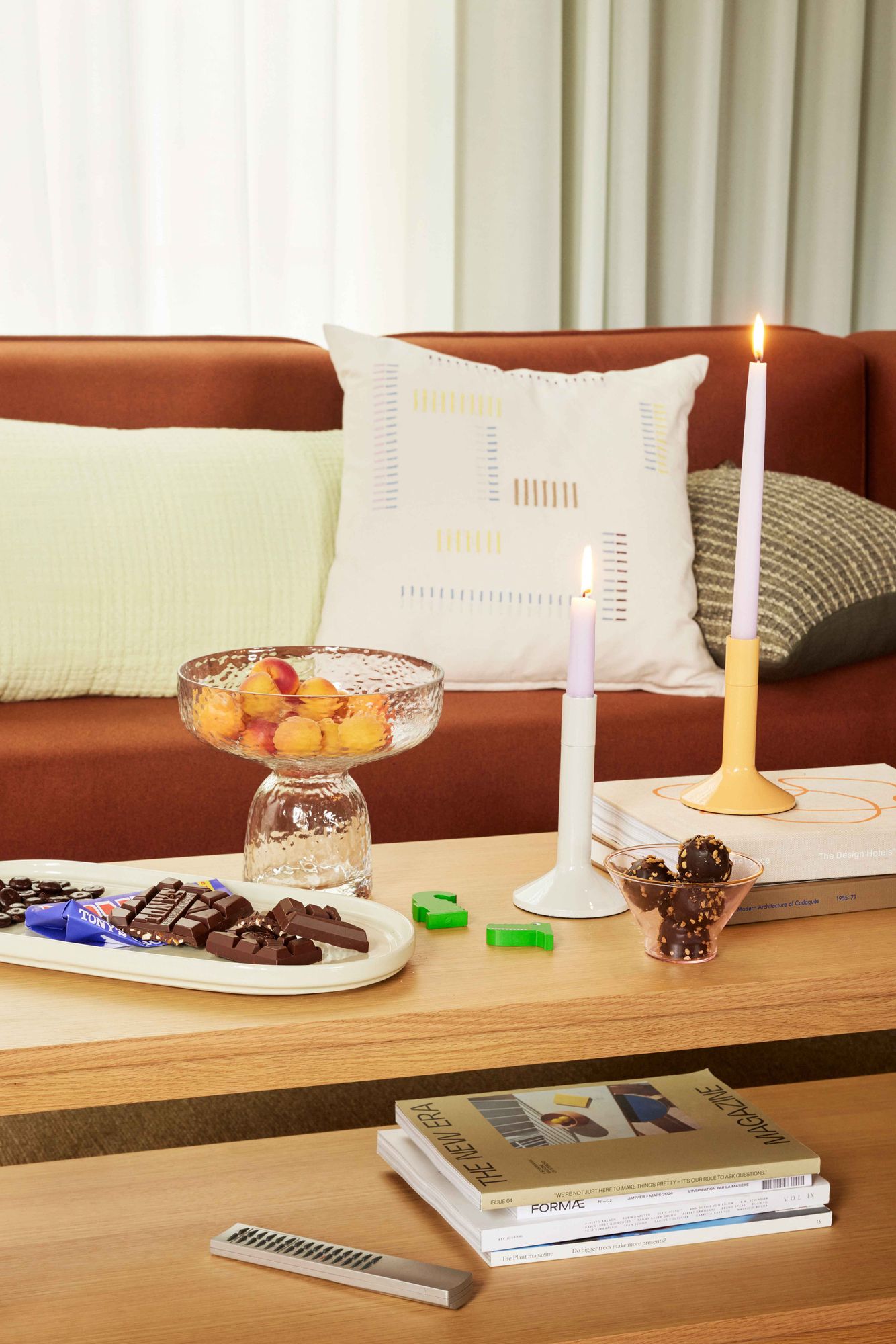 Kindred Kerzenhalter Orange (2er Set)