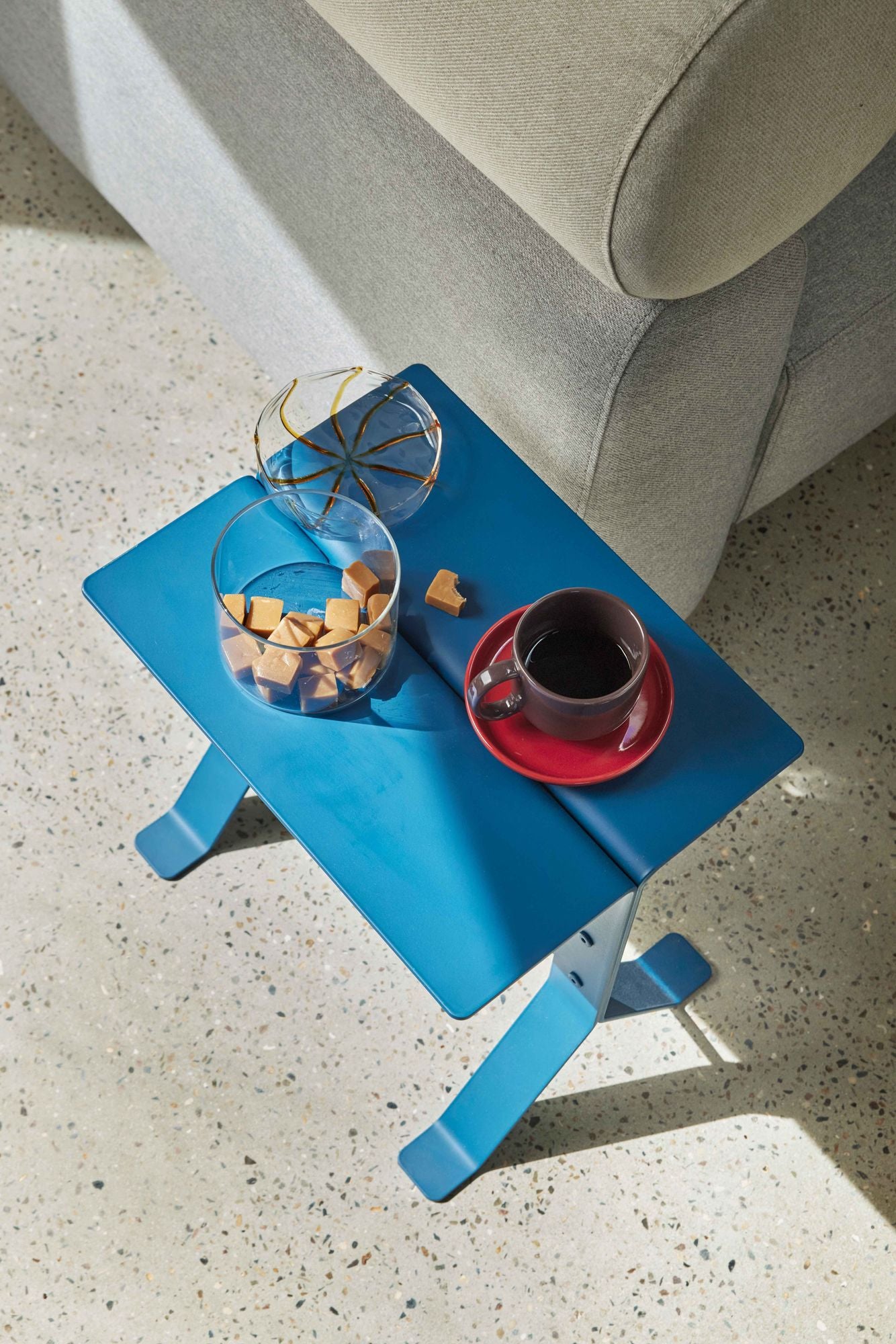 Fold Beistelltisch Petrol