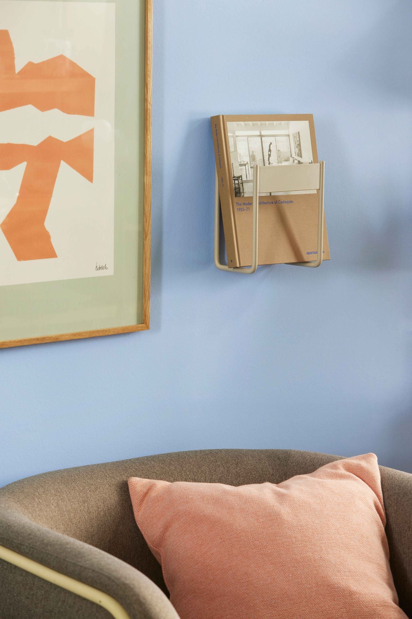 Inbetween Magazinhalter Hellgrau