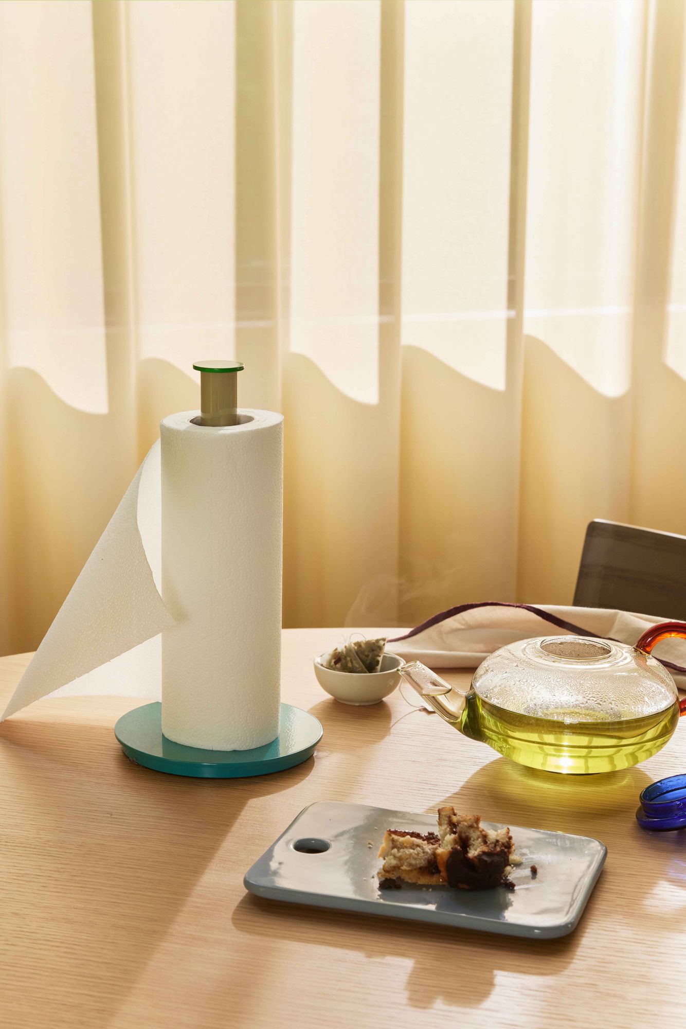 Play Küchenrollenhalter Blau/Grau/Grün