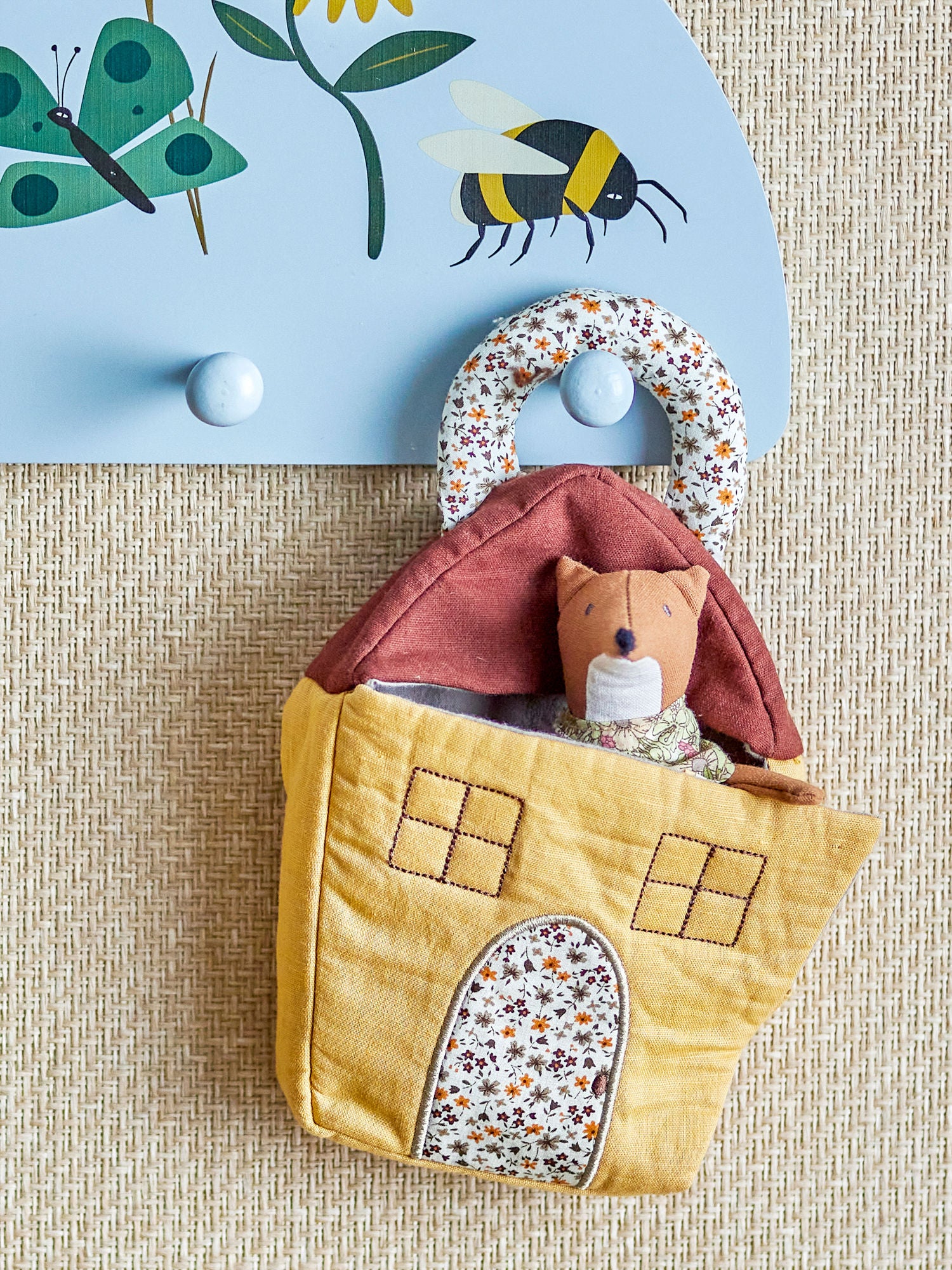 Tio Plüschtier, Braun, Leinen