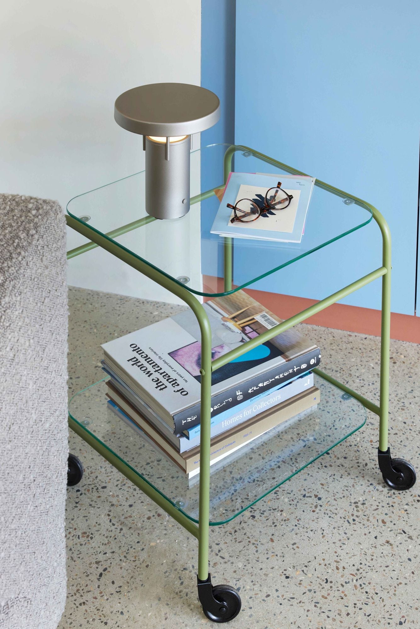 Zephyr Servierwagen Grün