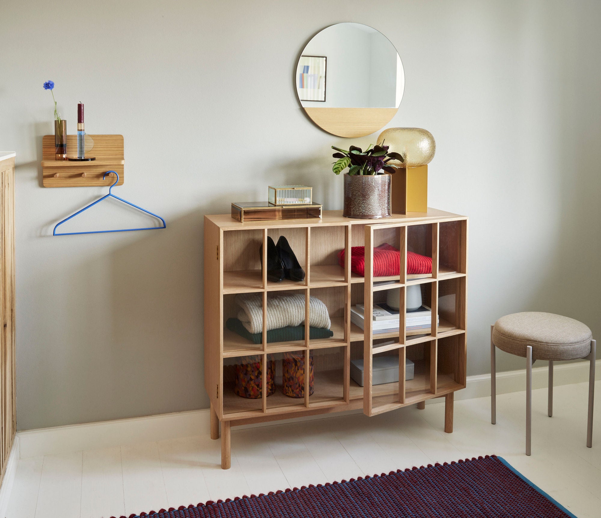 Comet Kerzenständer – 2er-Set in Blau und Braun