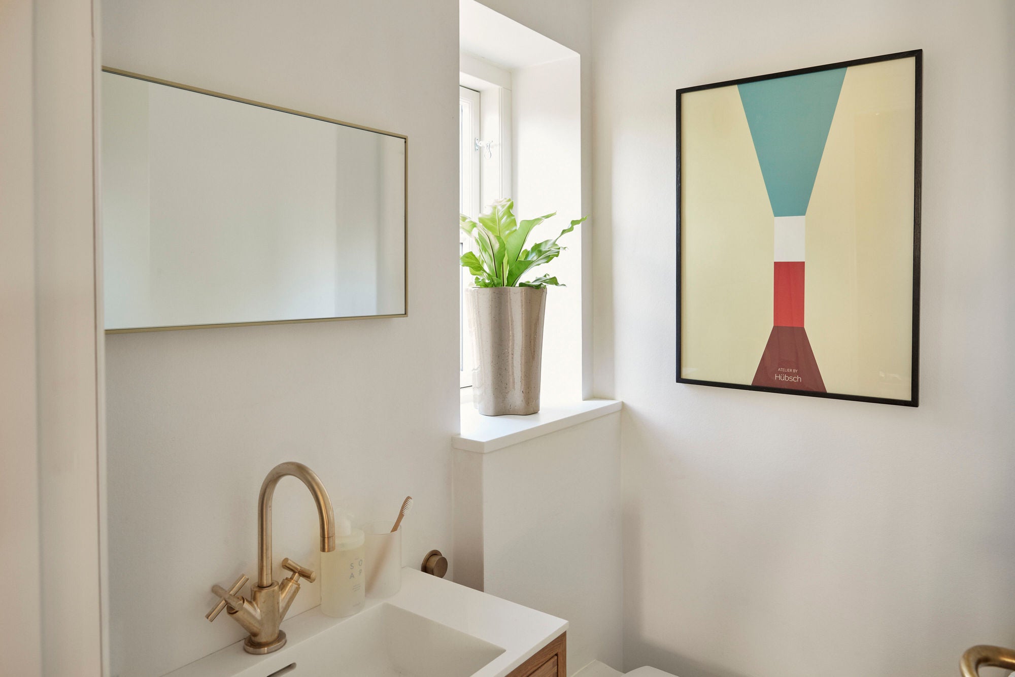 Shine Spiegel Medium Gelb