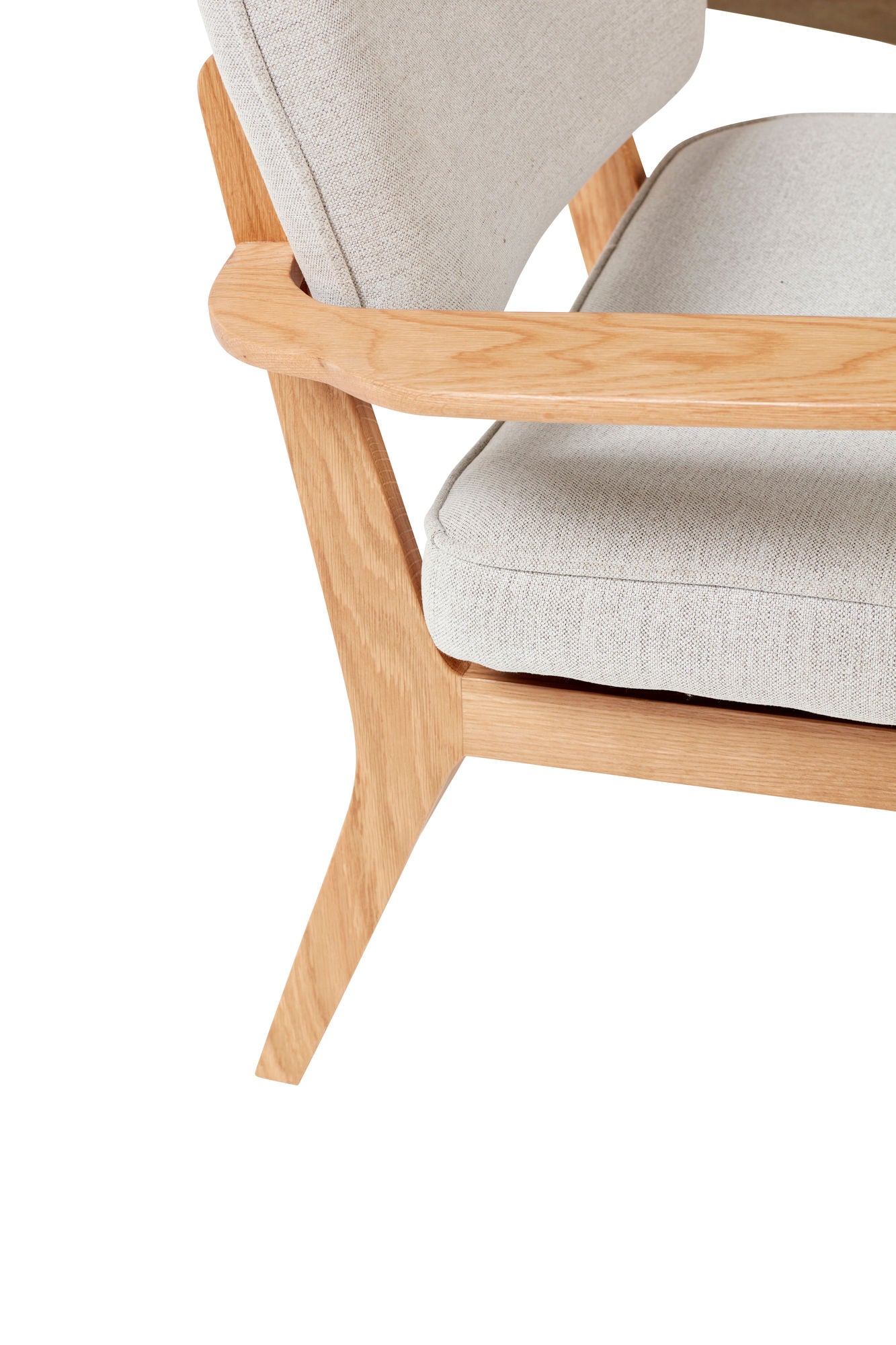 Haze Loungestuhl Grau/Naturfarben