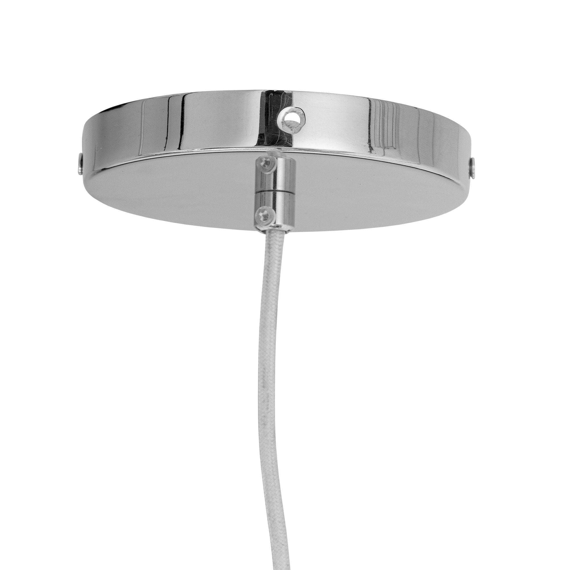 Thuja Hängeleuchte Natur Polyester Sanftes Licht für Gemütliche Räume