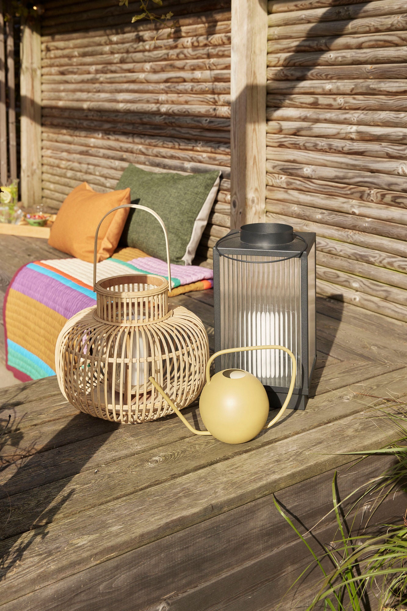 Pavilion Decke Block Burgundy/ Multifarben gesteppt