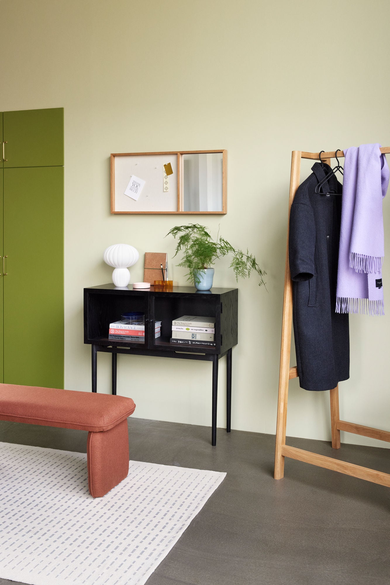 Pin Teppich Beige/Grau