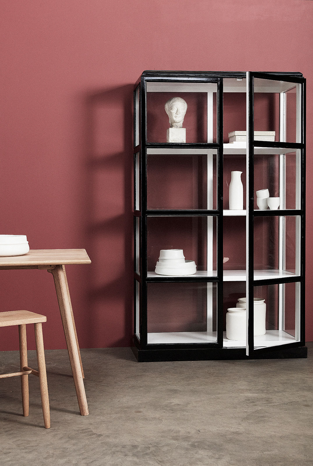 Folk Hocker Naturfarben