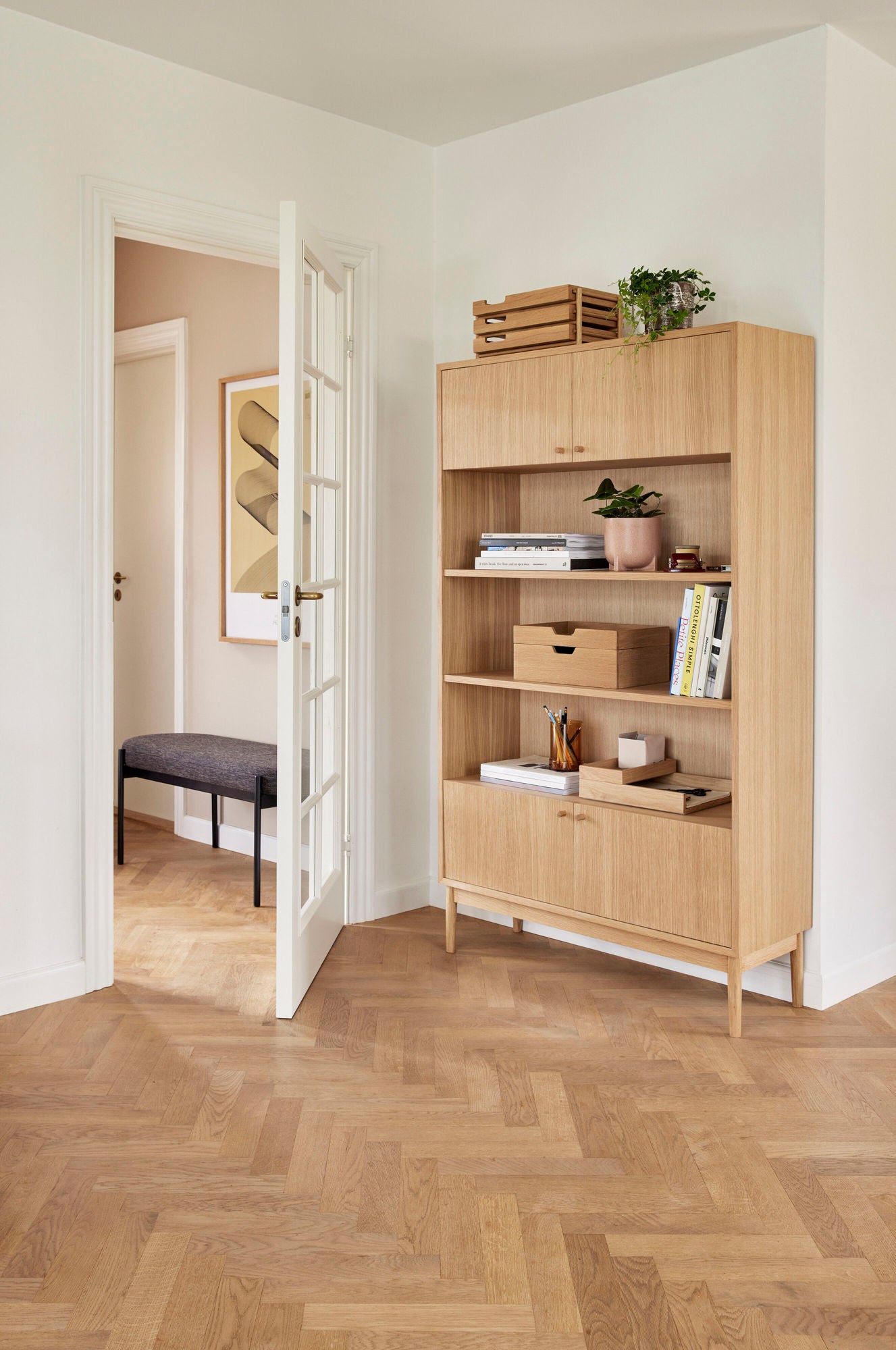 Note Aufbewahrungsbox Naturfarben (2er Set)