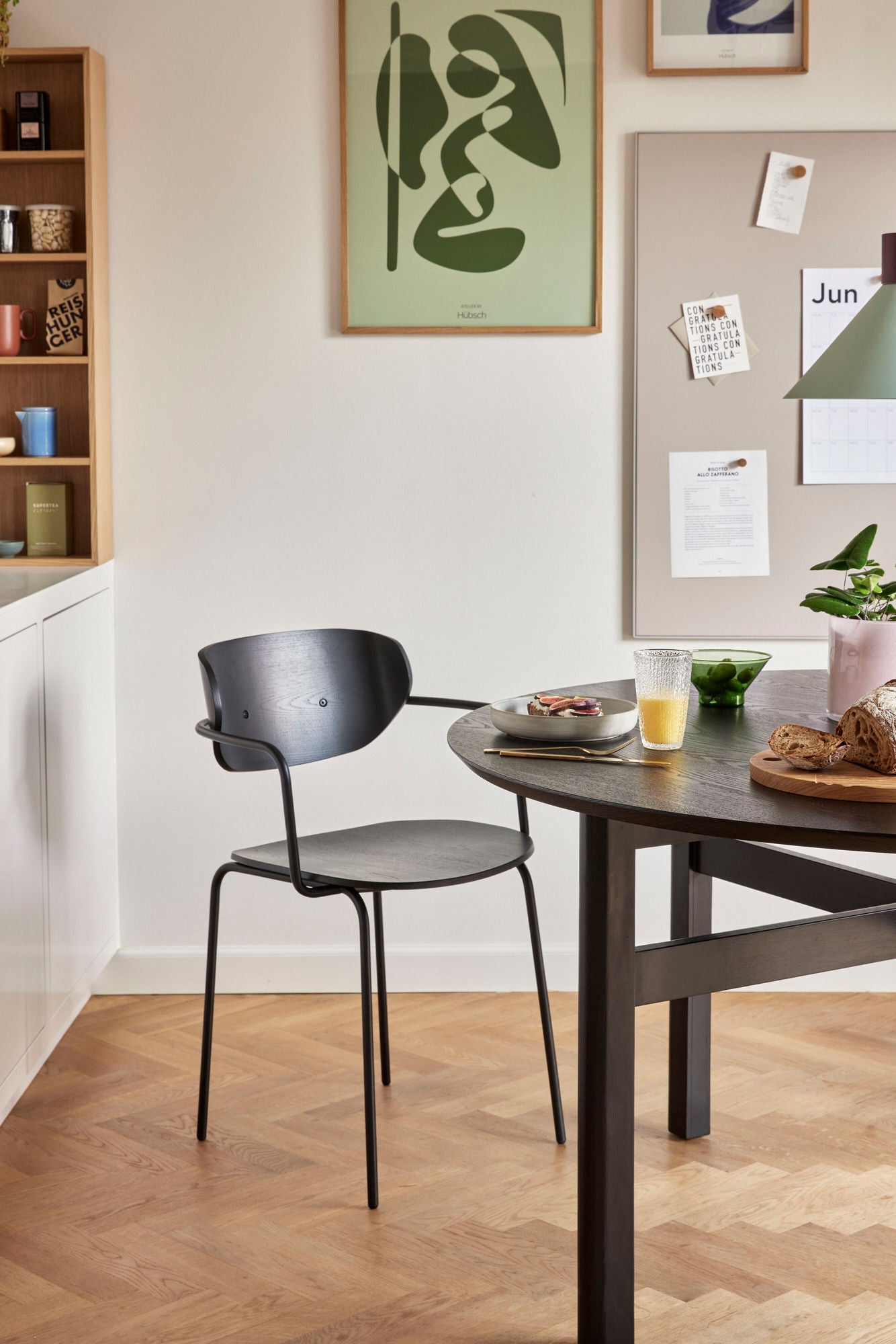 Fjord Esstisch Runde Large Schwarz