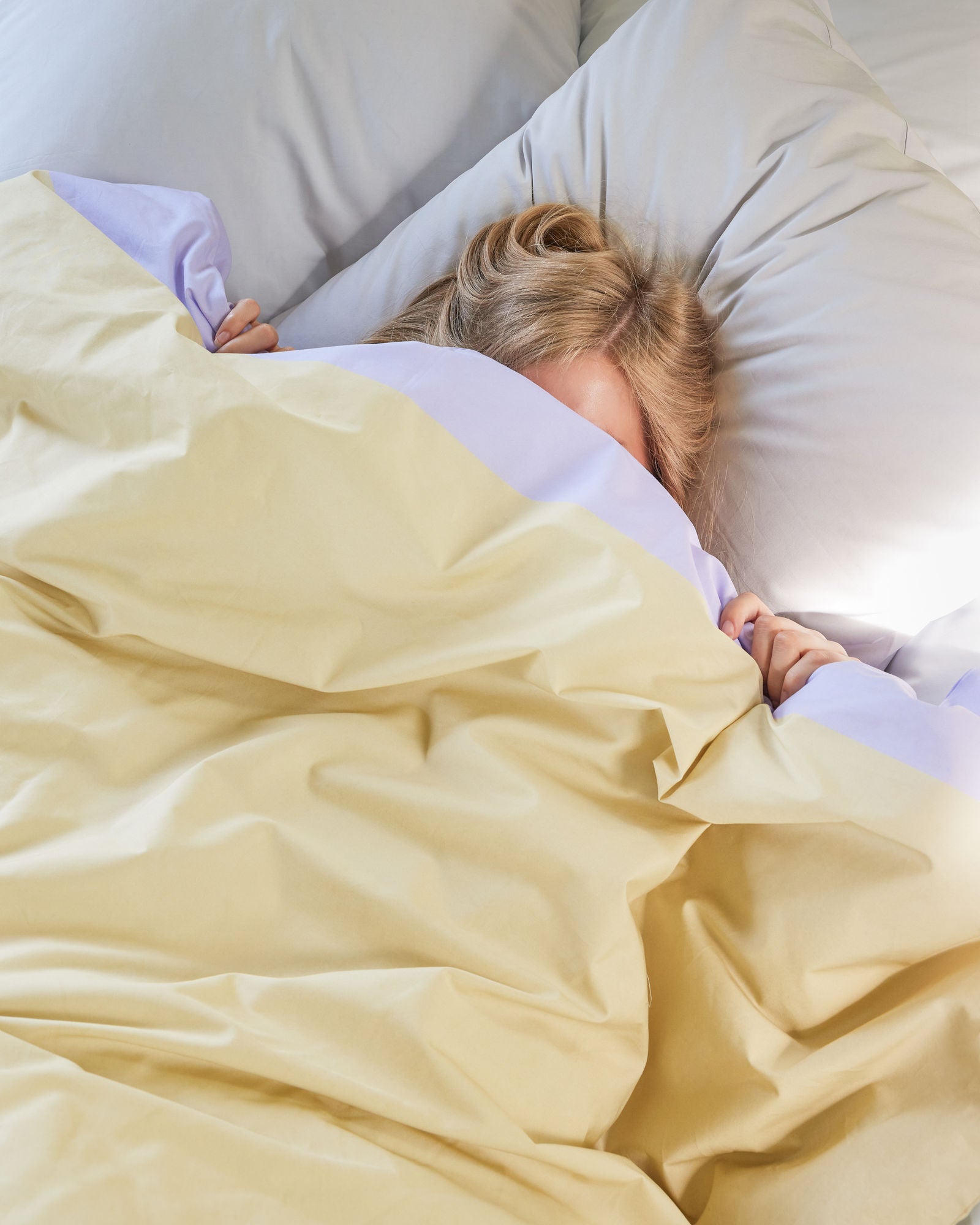 Block Bettwäsche 60/220 Beige/ Multifarben