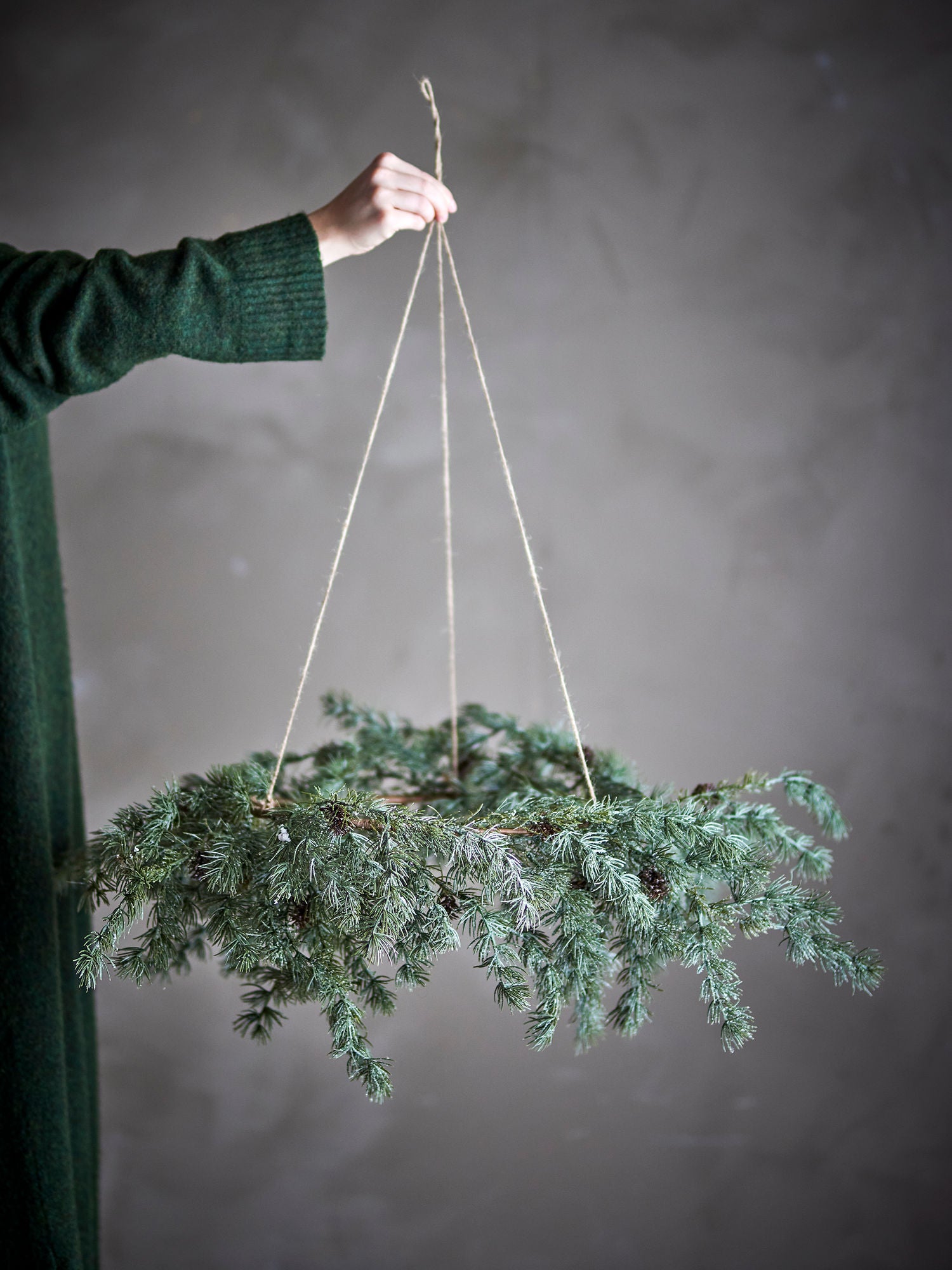 Cedar Kranz, Grün, Künstliche Blumen