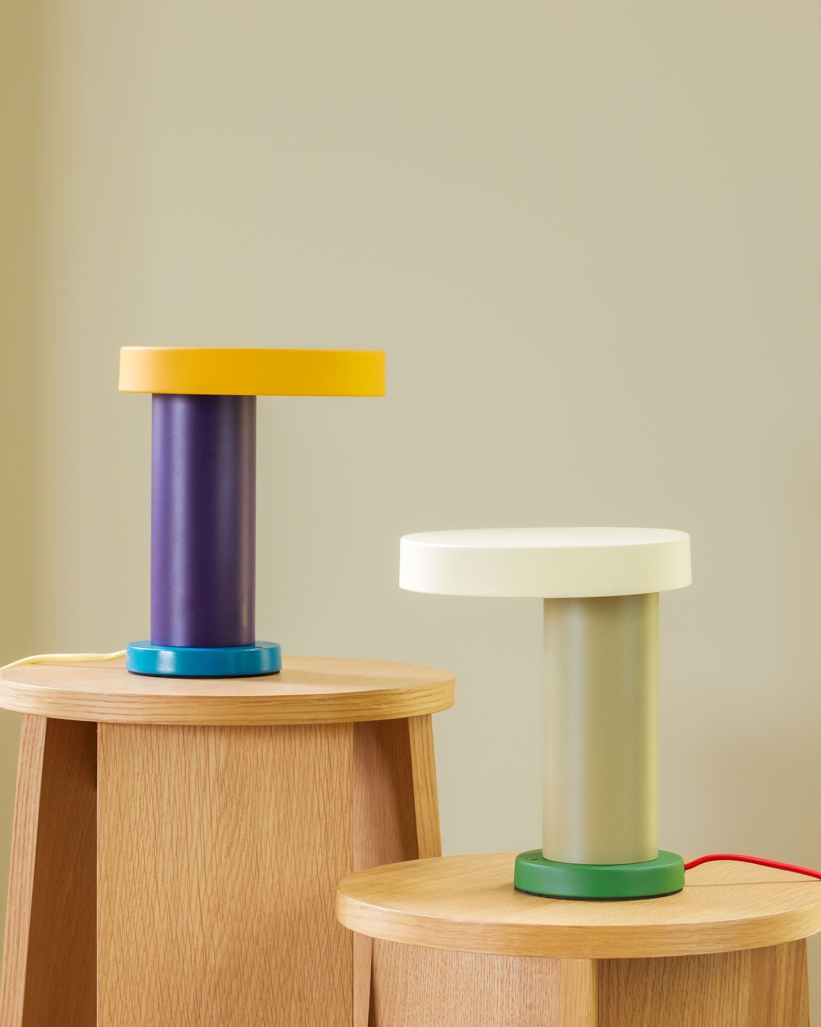 Magic Tischlampe Lila/Gelb