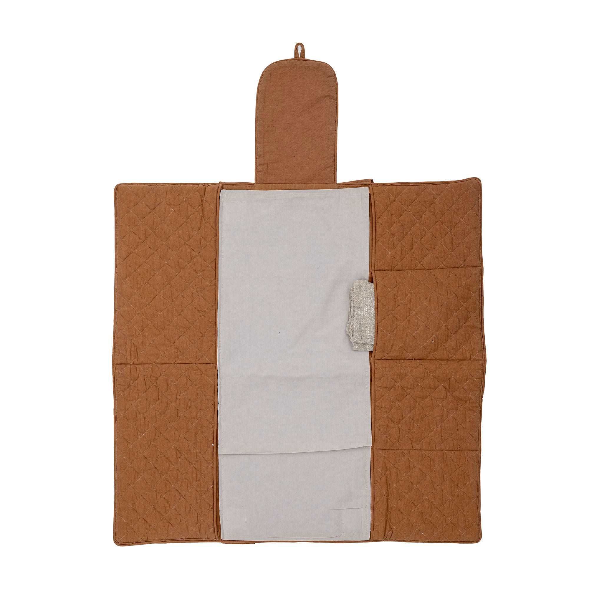 Thanne Wickelauflage, Braun, Baumwolle