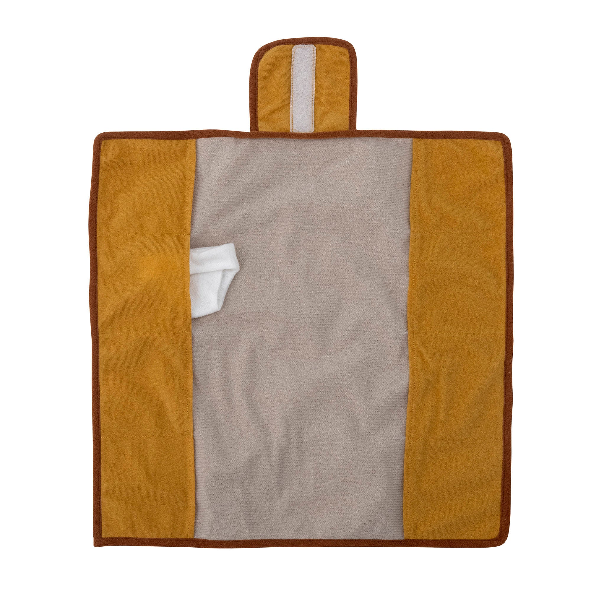 Nalle Puppe, Braun, Baumwolle