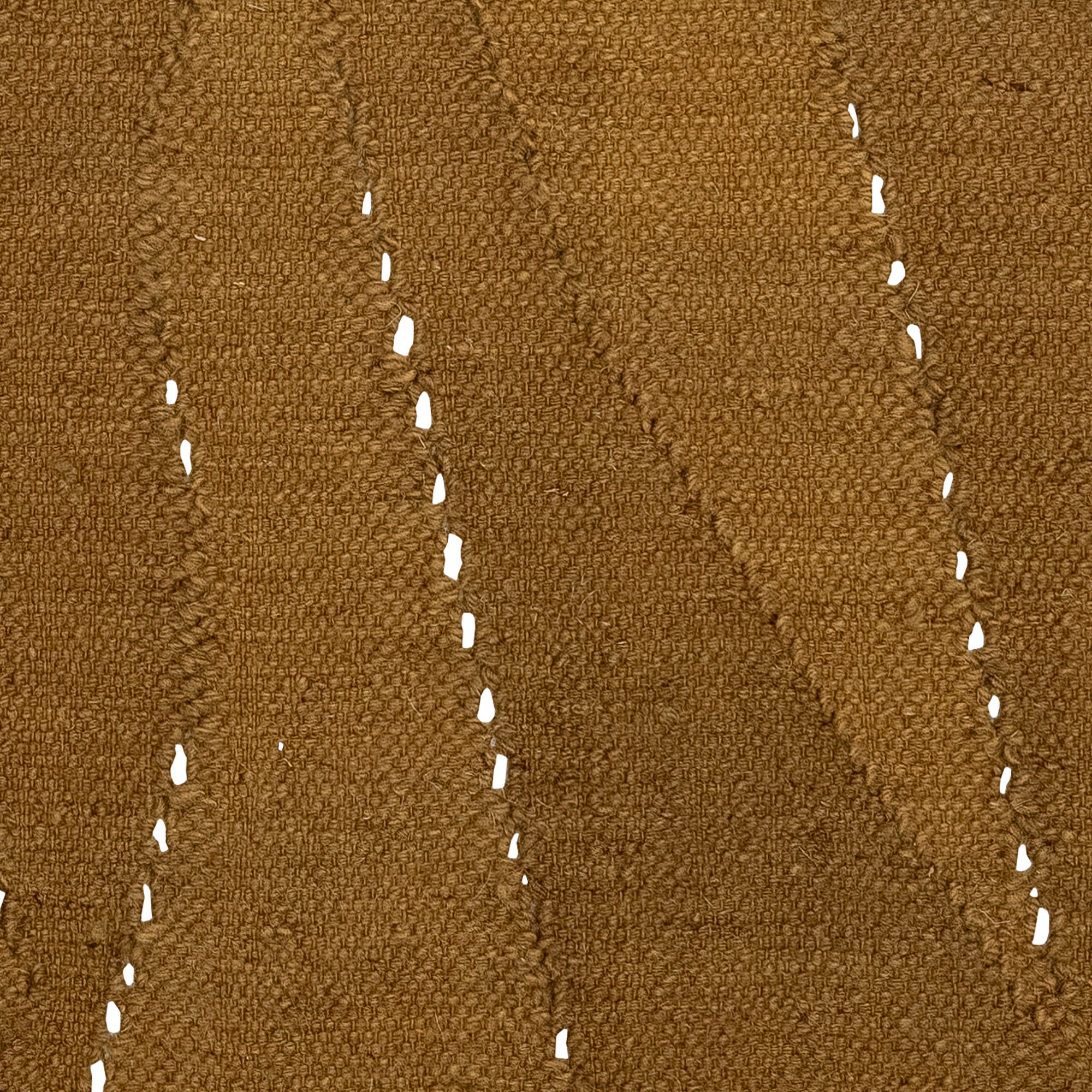 Zola Teppich Weiche Wollmischung Braun mit Grafischem Muster für Behaglichkeit