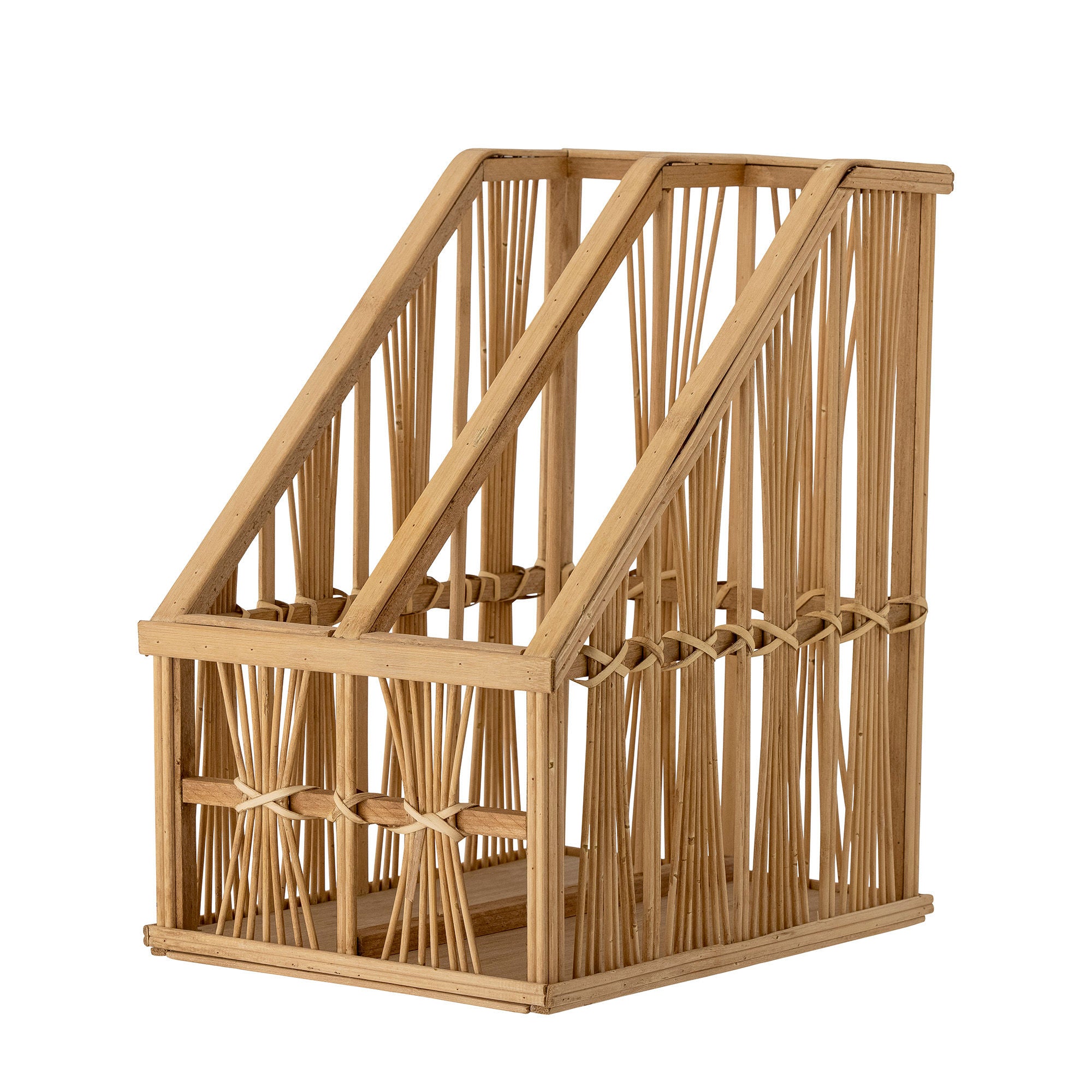 Tobi Magazinhalter Natürlicher Bambus für Ordentliche Zeitschriftenaufbewahrung