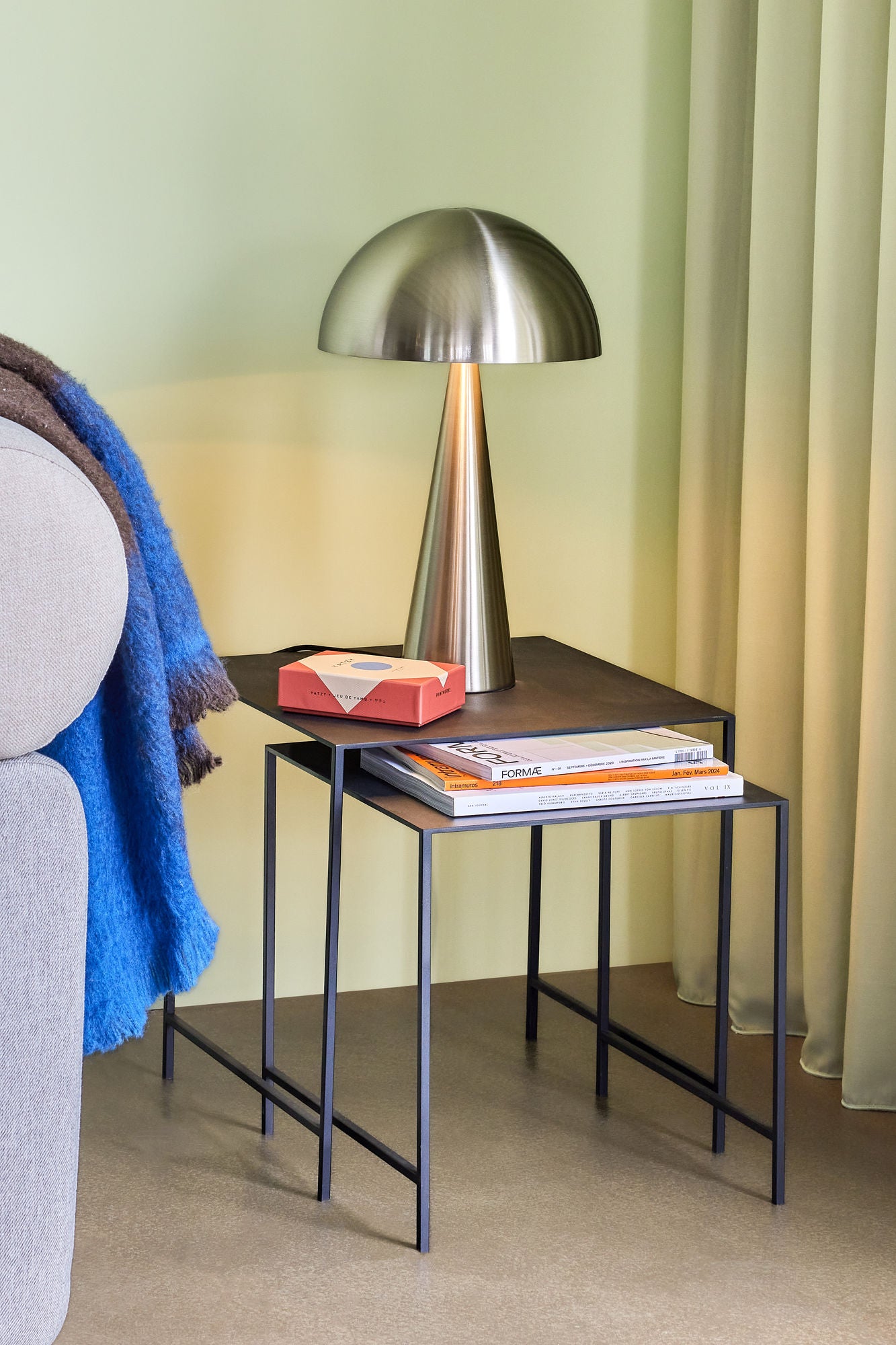 Duo Beistelltisch Schwarz (2er Set)