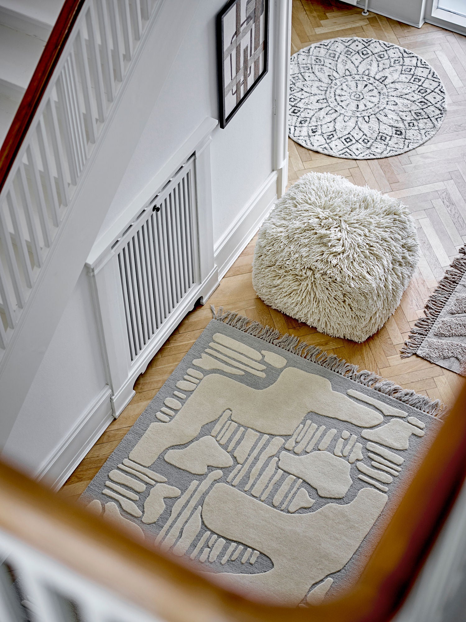 Napoli Wollteppich Grau mit Weicher Textur für Gemütliche Räume