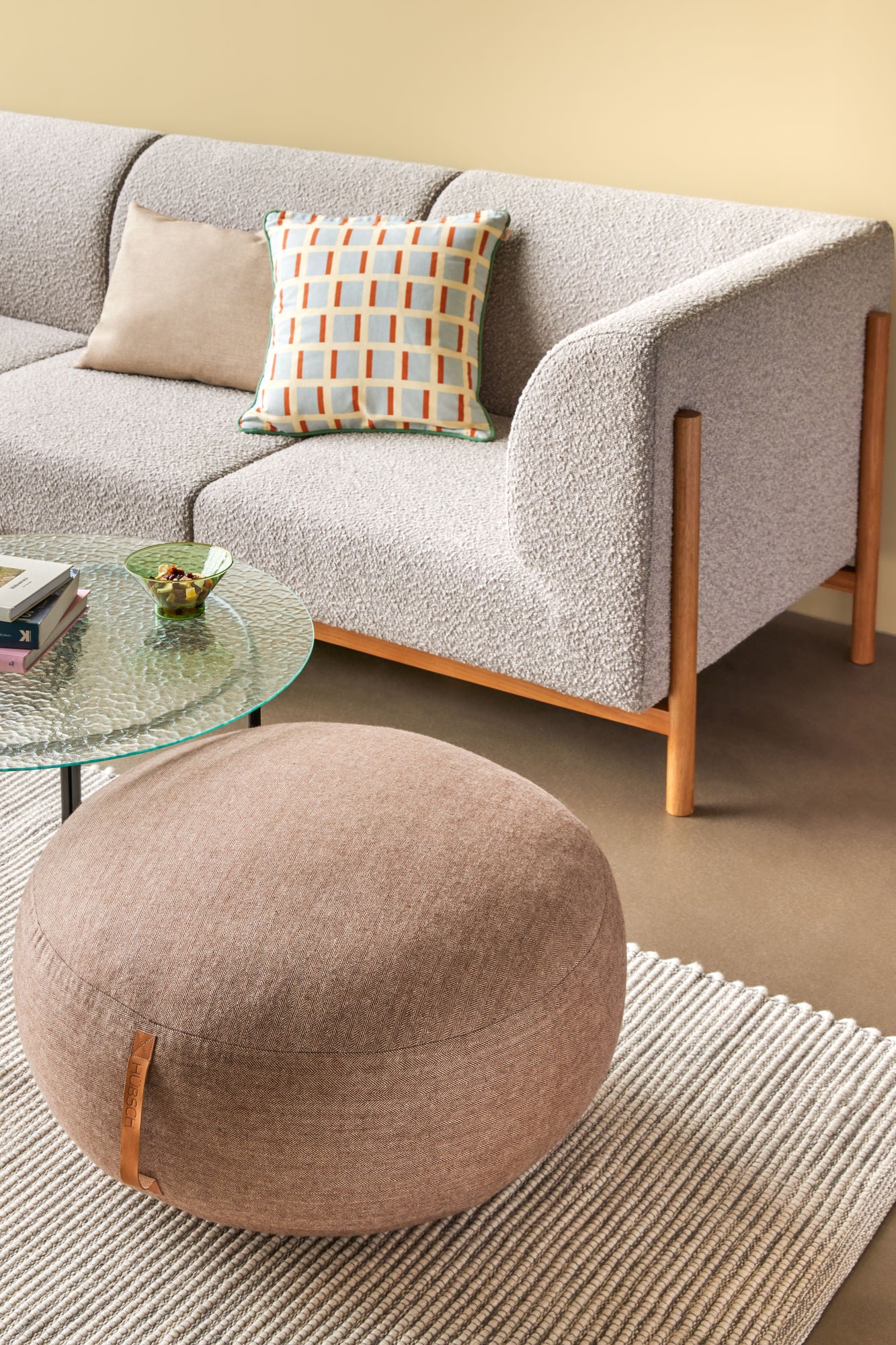 Mochi Pouf Ø70 Braun