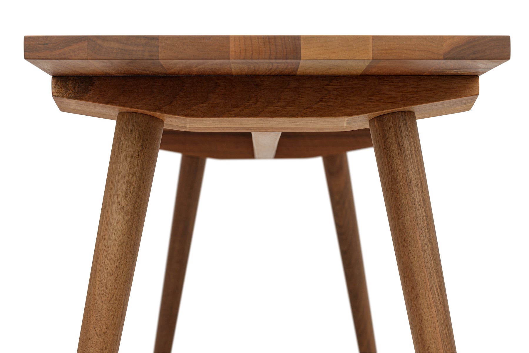 Klassisch-zeitlose Nussbaumholzbank »Nikklas«-2